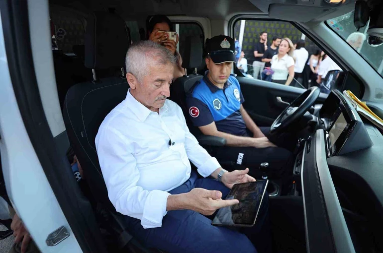 Tahmazoğlu, kamera ve dron destekli park denetimine katıldı