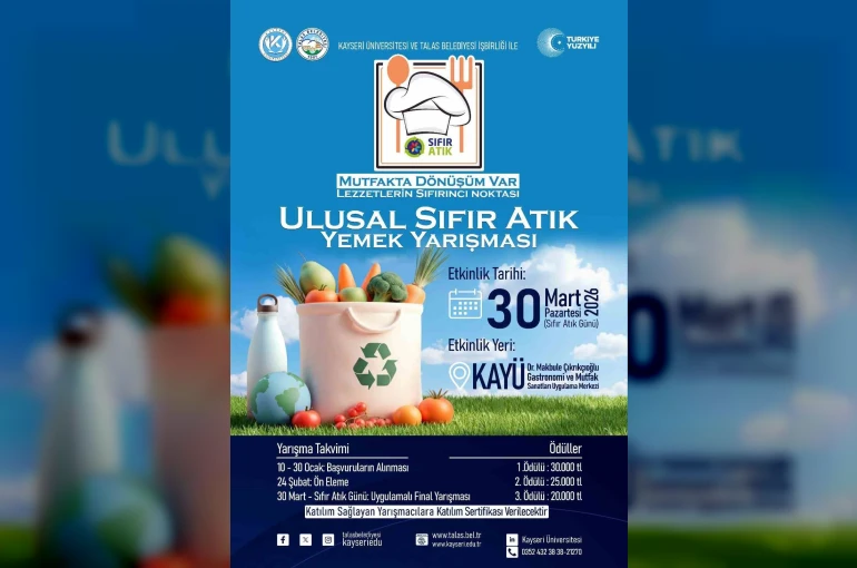 Talas Belediyesi’nden üniversitelilere sıfır atık yarışması