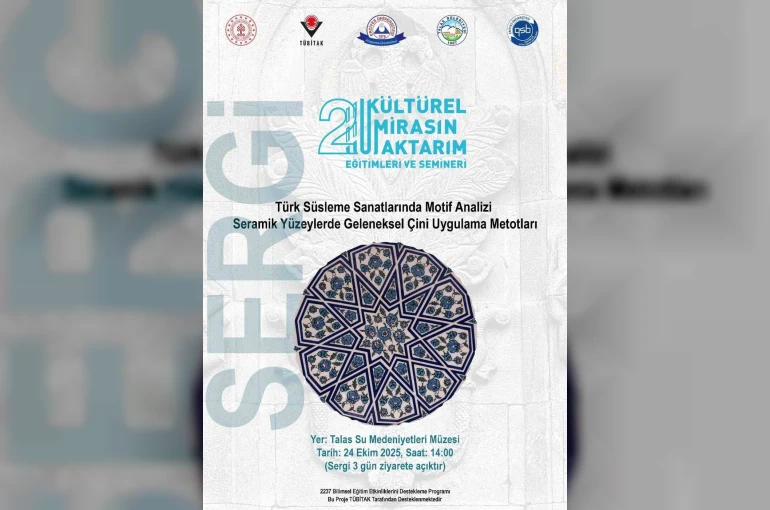Talas Su Medeniyetleri Galerisi’nde kültürel mirasın izinde eğitimleri 