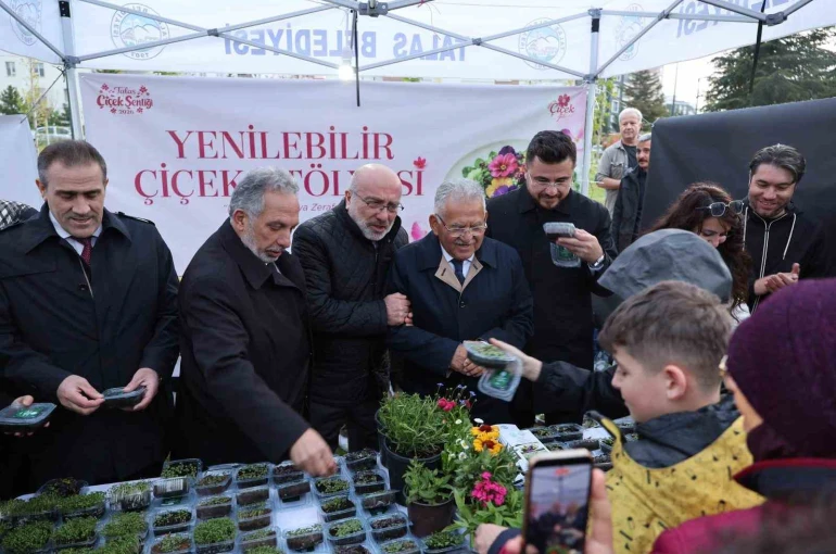 Talas’ta ‘çiçek’ gibi festival