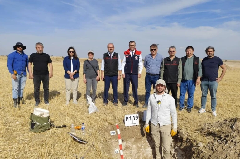 Tarımsal büyüme projesi kapsamında arazi çalışmaları yapıldı