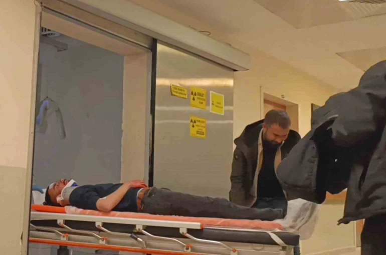 Tarlaya uçan otomobil hurdaya döndü: 1 yaralı