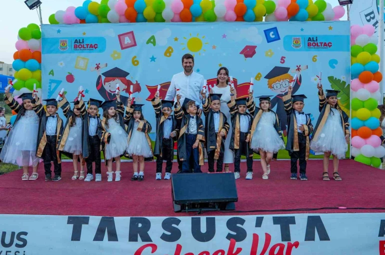 Tarsus Belediyesi kreşlerinde mezuniyet coşkusu