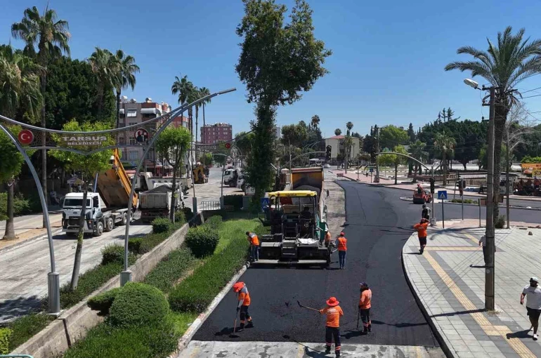 Tarsus’ta kavşak düzenleme çalışması tamamlandı