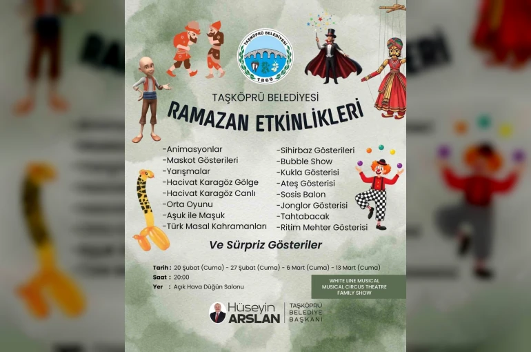 Taşköprü’de Ramazan dolu dolu geçeek