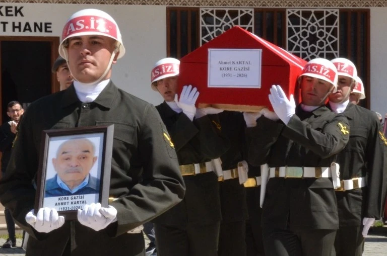 Taşova’nın son Kore gazisi son yolculuğuna uğurlandı