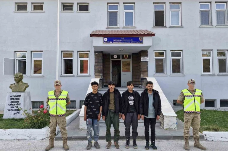 Tatvan’da 4 düzensiz göçmen yakalandı