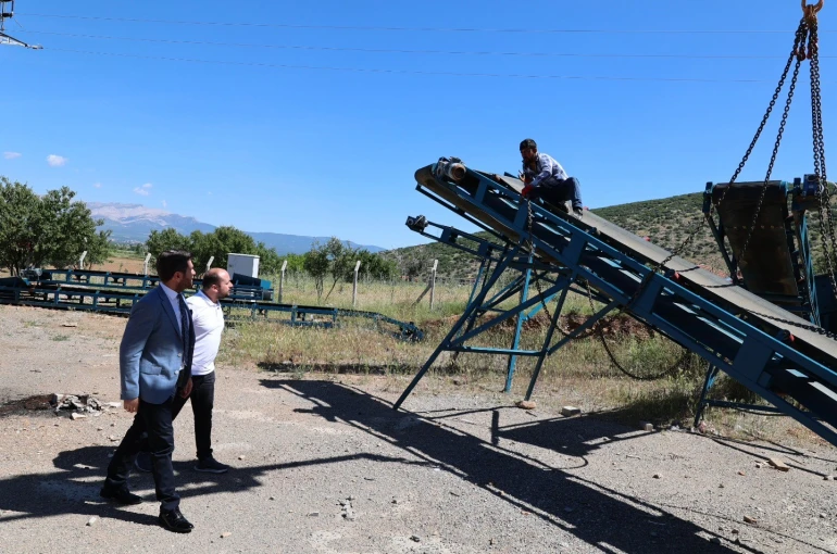 Tavas Belediyesinin üretim tesisi hizmete hazırlanıyor