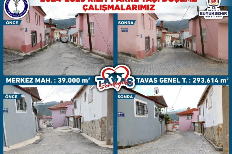 Tavas’ta 2024-2025 yıllarında üst yapıya büyük yatırım yapıldı