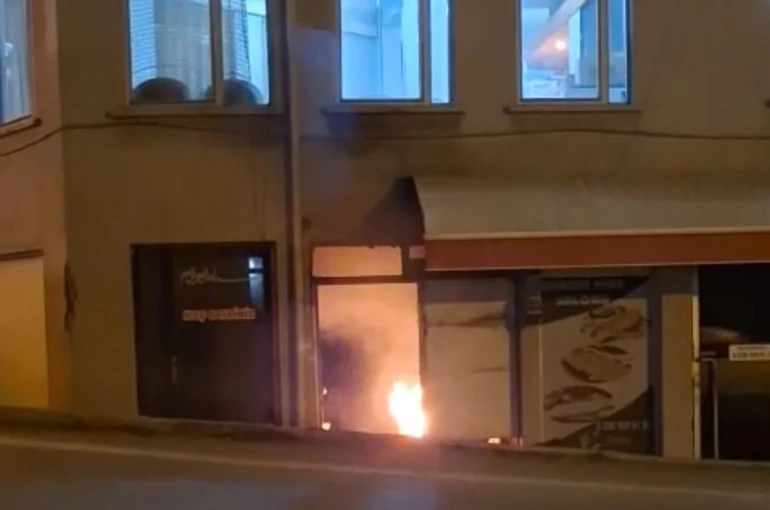Tavşanlı’da alev alan kalorifer kazanı korkuttu