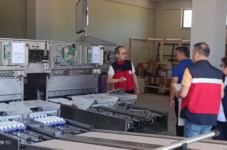 Tavşanlı’da yumurta paketlemede yeni dönem