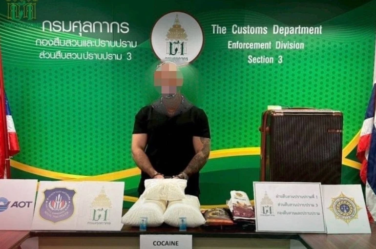 Tayland’da 12 kilo uyuşturucuyla yakalanan Türk gözaltına alındı