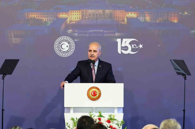 TBMM Başkanı Kurtulmuş: "Birinci ödevimiz, ‘Terörsüz Türkiye’ sürecini başarıya ulaştırmak ve yasaları hazırlayarak son noktaya ulaşabilmektir"