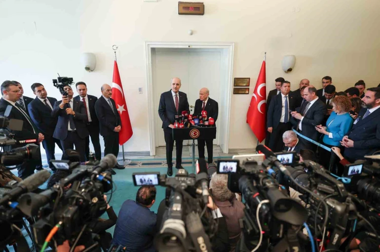 TBMM Başkanı Kurtulmuş, MHP Lideri Bahçeli’yi ziyaret etti