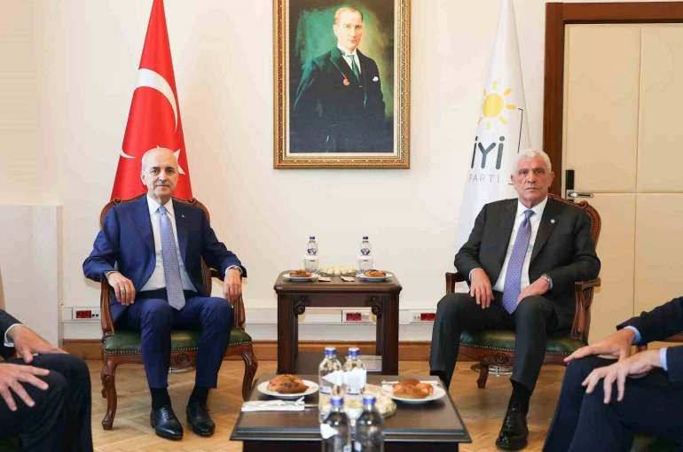 TBMM Başkanı Kurtulmuş’tan İYİ Parti’ye ziyaret