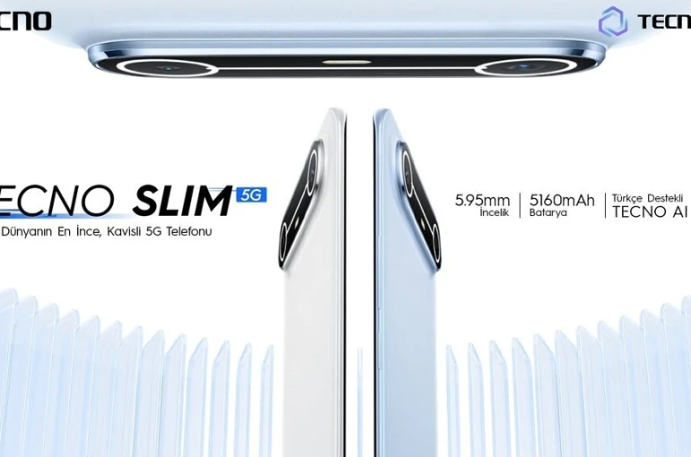 TECNO’nun ince ve kavisli ekranlı 5G telefonu Türkiye’de satışta