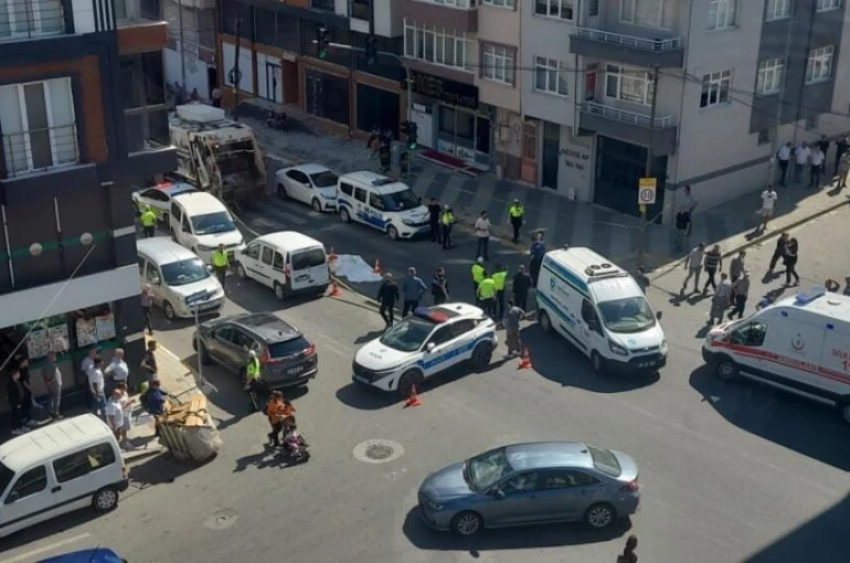 Tekirdağ’da çöp kamyonunun çarptığı yaşlı adam hayatını kaybetti
