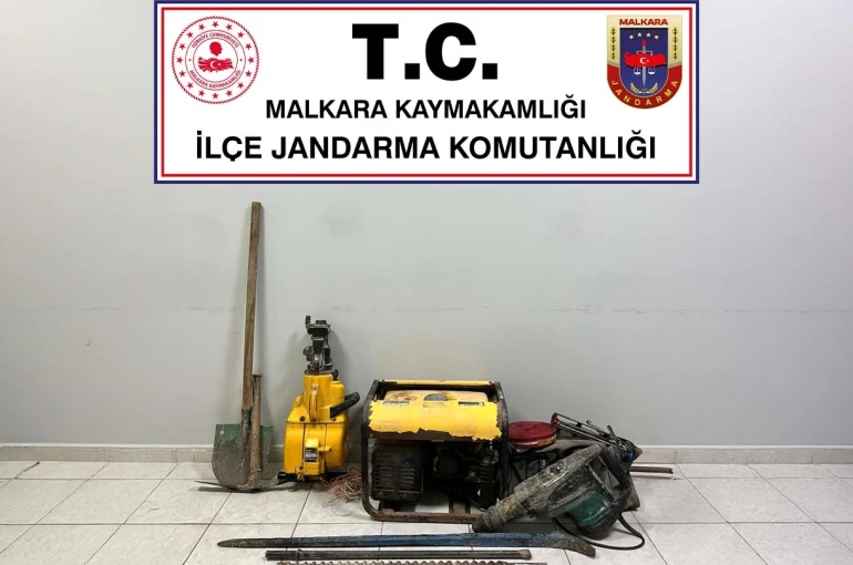 Tekirdağ’da kaçak kazıya suçüstü: 3 şüpheli yakalandı
