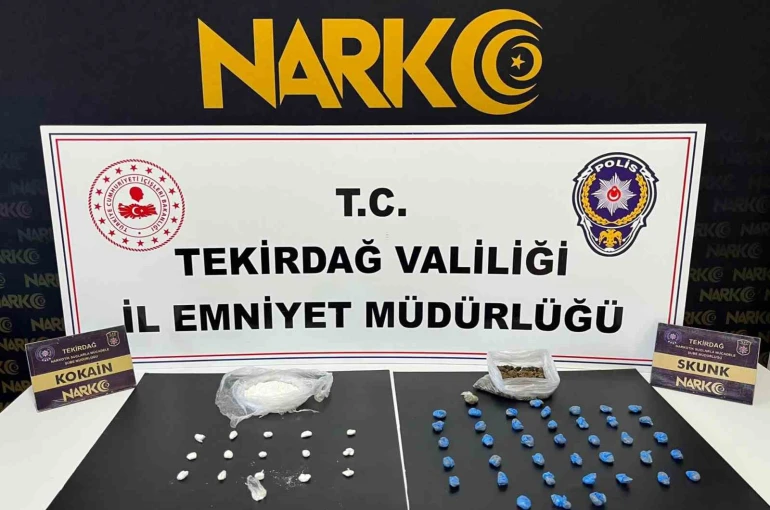 Tekirdağ’da uyuşturucu operasyonlarında 8 tutuklama