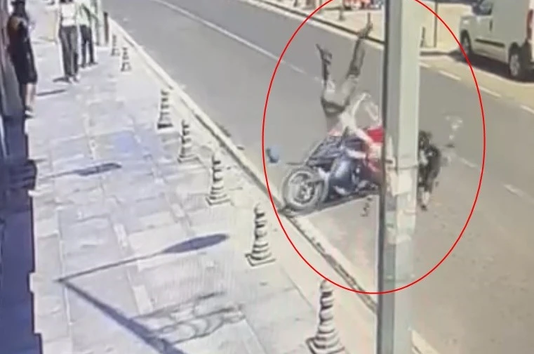 Tekirdağ’da yayanın dikkatsizliği kazayla sonuçlandı: 2 yaralı