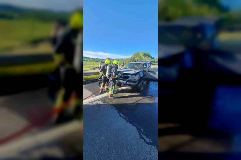 TEM Otoyolu’nda cip alevlere teslim oldu