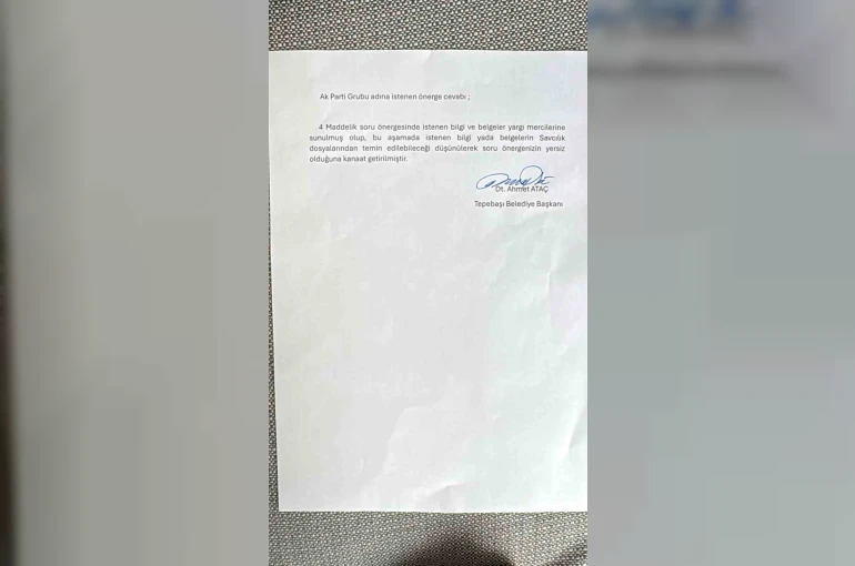 Tepebaşı Belediyesi, AK Parti Grubu’nun 4 maddelik yazılı soru önergesini cevapsız bıraktı