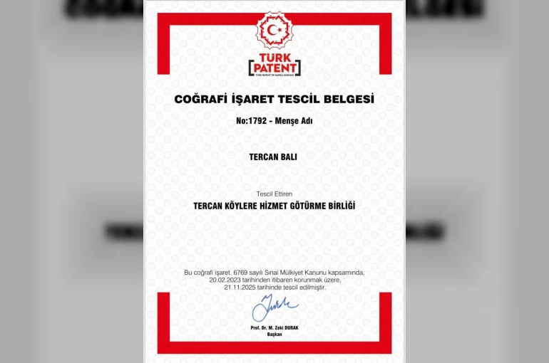 Tercan Balı Erzincan’ın 14. Coğrafi İşaretli ürünü oldu