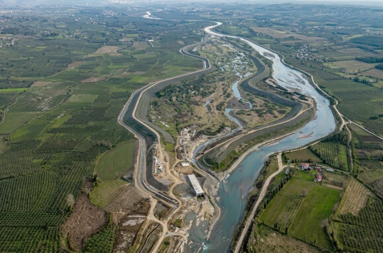 Terme’de taşkın riskine karşı kritik proje devam ediyor