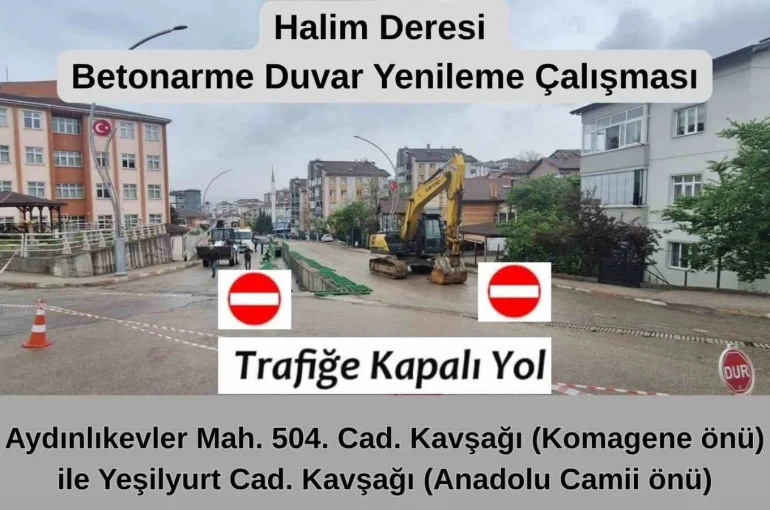 Tevfik Fikret Caddesi’nde kademeli trafik düzenlemesi