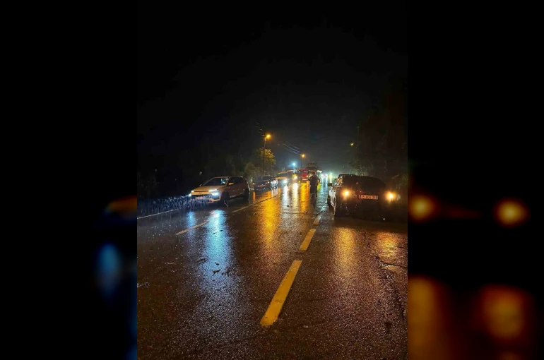 Tirebolu-Torul kara yolu ulaşıma kapandı