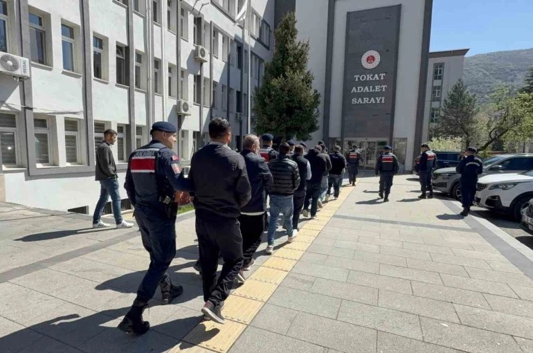 Tokat merkezli silah kaçakçılığı operasyonu: 16 tutuklama