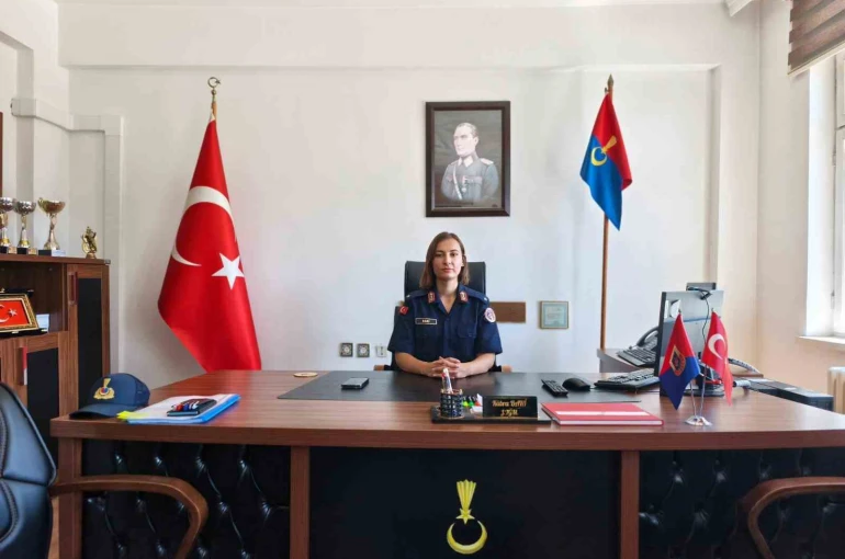 Tokat’ta ilk kez bir kadın ilçe jandarma komutanlığı görevine atandı 