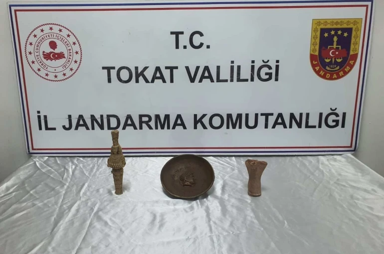 Tokat’ta jandarmadan tarihi miras operasyonu