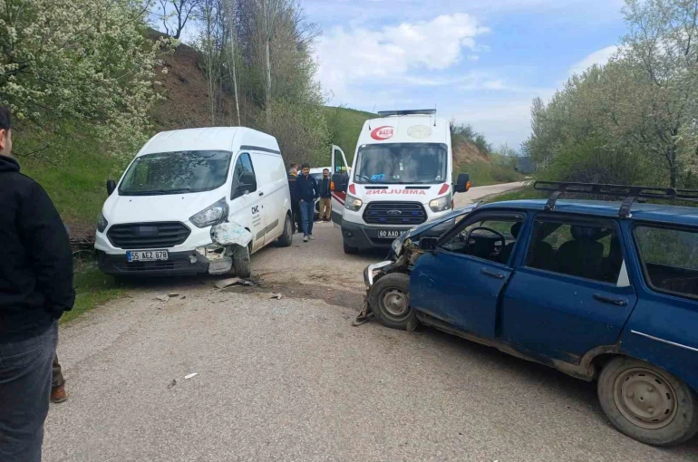 Tokat’ta trafik kazası: 4 yaralı