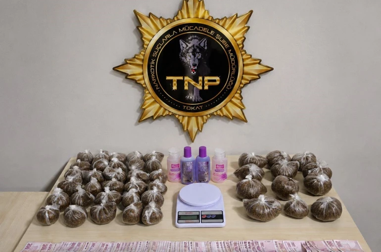 Tokat’ta zehir tacirlerine darbe: 2,9 kilo uyuşturucu ele geçirildi