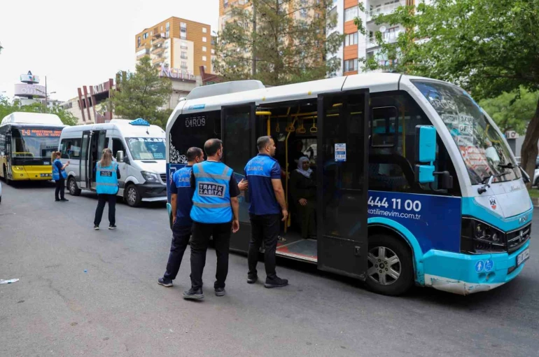 Toplu taşıma araçlarına yönelik denetimler sürüyor