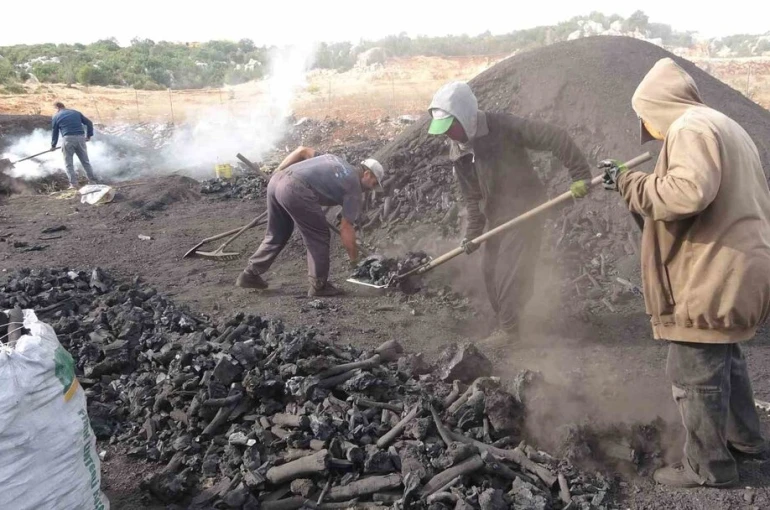 Torosların eteğinde zorlu ’kömür’ mesaisi