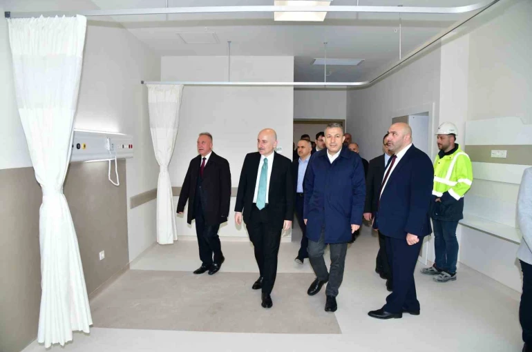 Trabzon Şehir Hastanesi inşaatında sona doğru