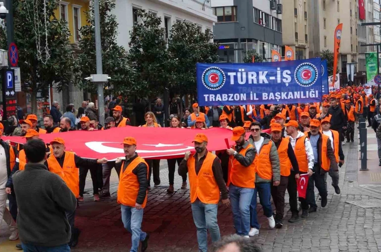 Trabzon’da 1 Mayıs İşçi Bayramı coşkusu
