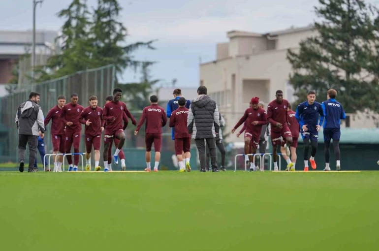 Trabzonspor, Galatasaray maçı hazırlıklarını tamamladı
