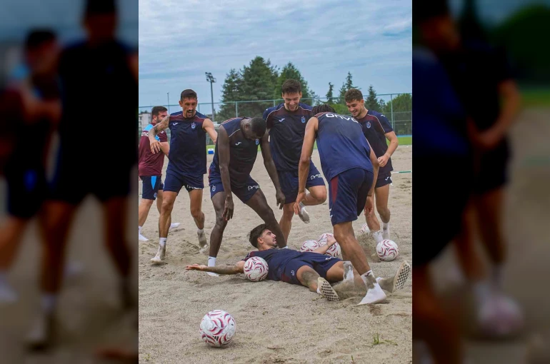 Trabzonspor kumda çalıştı