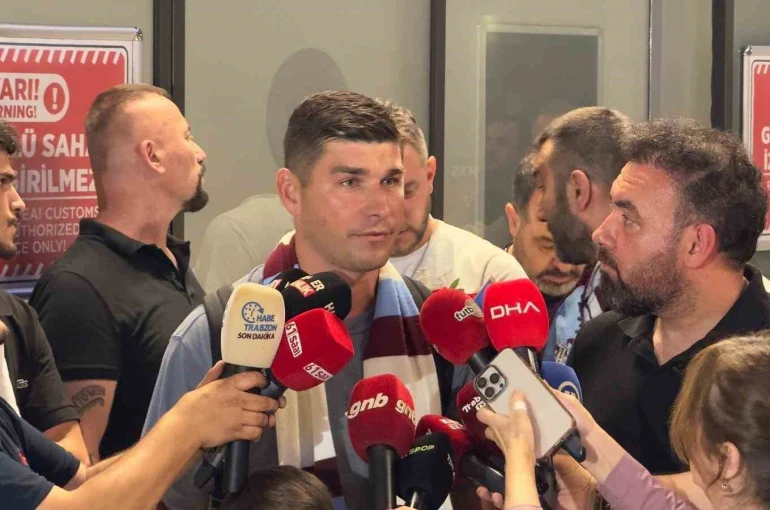 Trabzonspor’un yeni transferi Malinovskyi, Trabzon’da