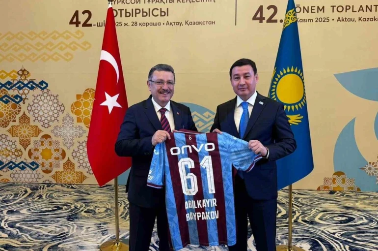 Trabzon’un yeni kardeşi Aktau oldu