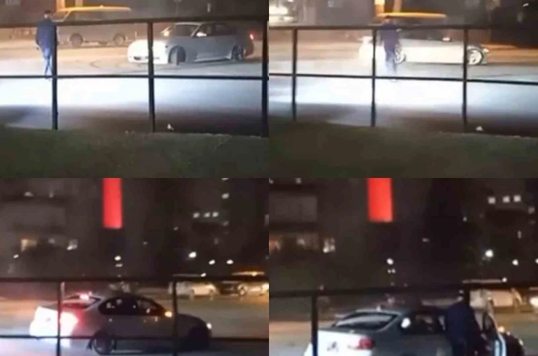 Trafikte drift atan sürücü gözaltına alındı