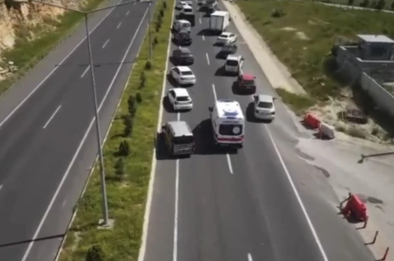 Trafikte fermuar sistemiyle ambulanslara hızlı geçiş hedefleniyor