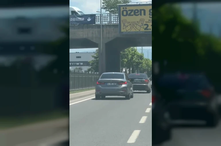Trafikte tehlikeli seyreden sürücüye 22 bin lira ceza