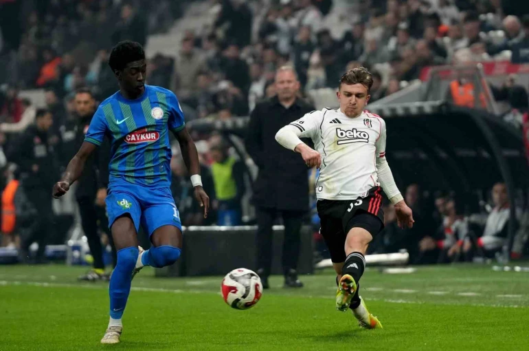 Trendyol Süper Lig: Beşiktaş: 1 - Çaykur Rizespor: 0 (Maç sonucu)