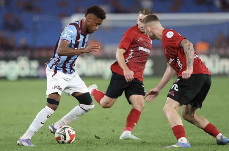 Trendyol Süper Lig: Trabzonspor: 1 - Gaziantep FK: 1 (Maç sonucu)