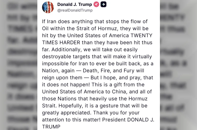 Trump’tan İran’a Hürmüz Boğazı uyarısı: "Yirmi kat daha sert şekilde vururuz"