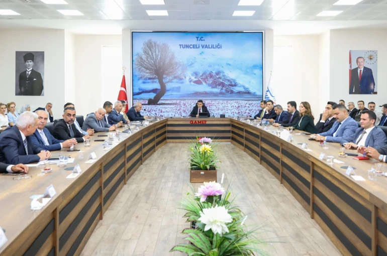 Tunceli’de 117 projelik yatırım programı değerlendirildi